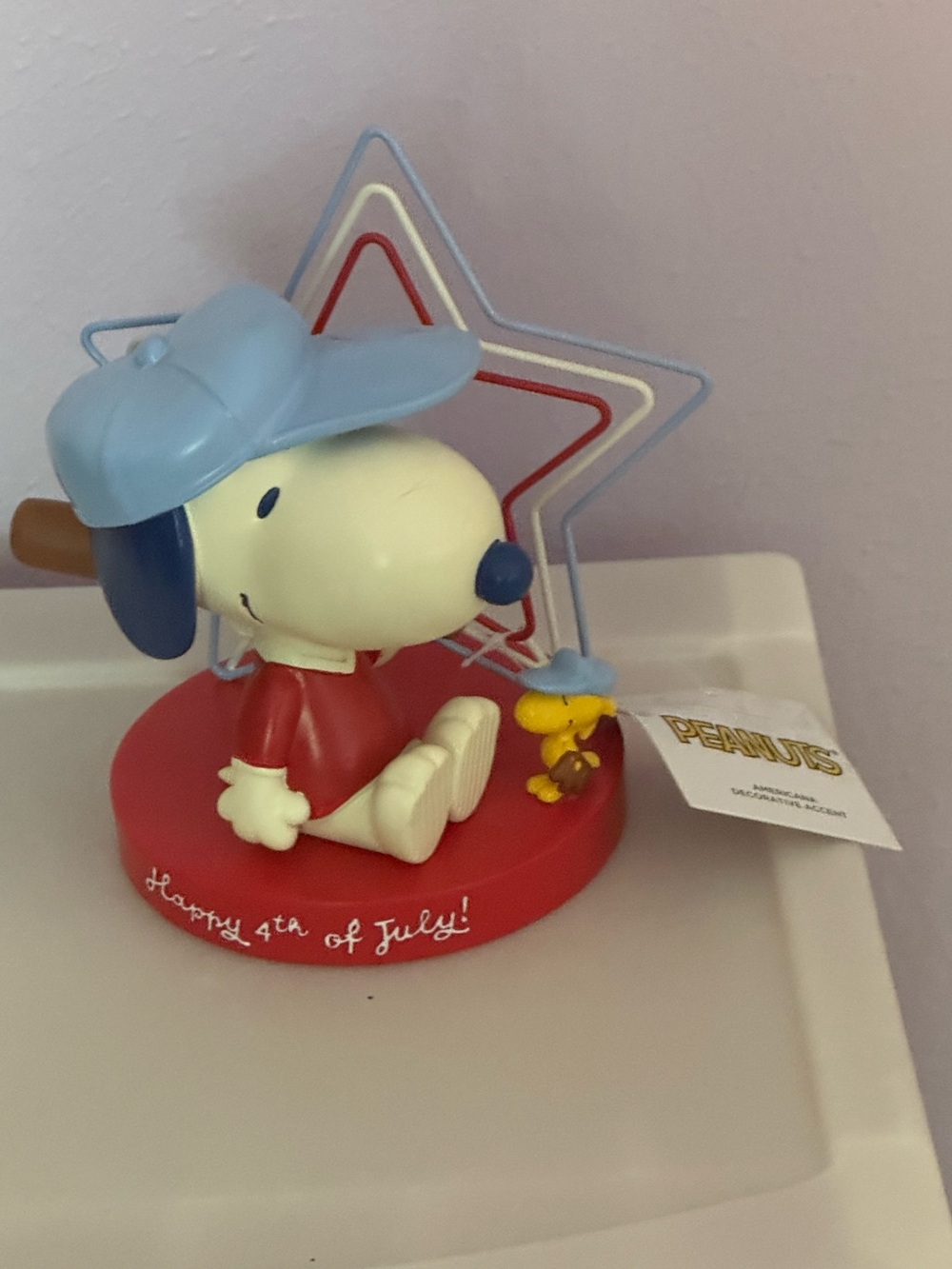 Peanuts Snoopy & Woodstock Tabletop 4th of July